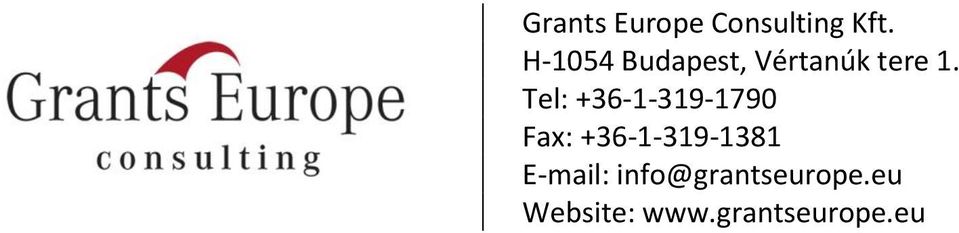 Tel: +36-1-319-1790 Fax: +36-1-319-1381