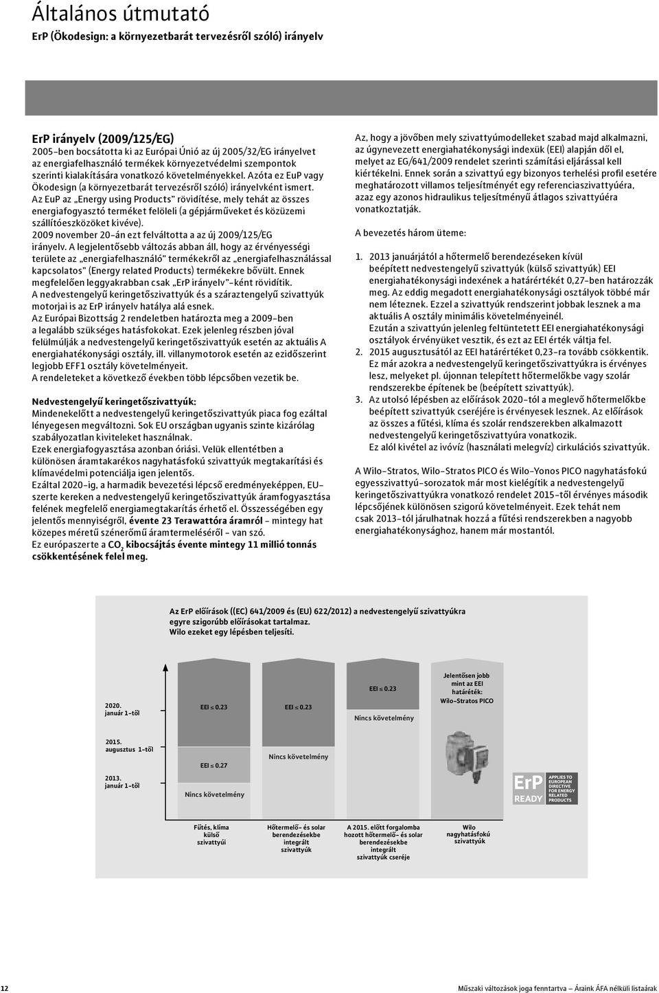 Az EuP az Energy using Products rövidítése, mely tehát az összes energiafogyasztó terméket felöleli (a gépjárműveket és közüzemi szállítóeszközöket kivéve).