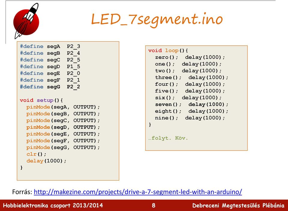 OUTPUT); pinmode(segb, OUTPUT); pinmode(segc, OUTPUT); pinmode(segd, OUTPUT); pinmode(sege, OUTPUT); pinmode(segf, OUTPUT); pinmode(segg, OUTPUT); clr();