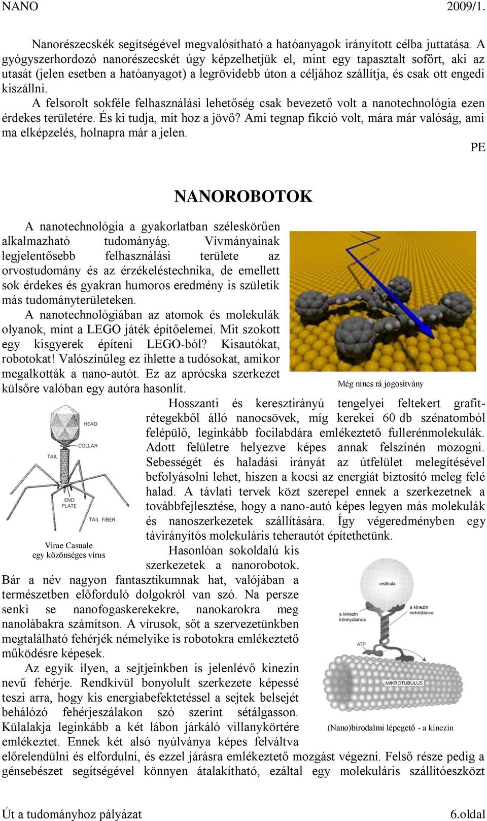 A felsorolt sokféle felhasználási lehetőség csak bevezető volt a nanotechnológia ezen érdekes területére. És ki tudja, mit hoz a jövő?