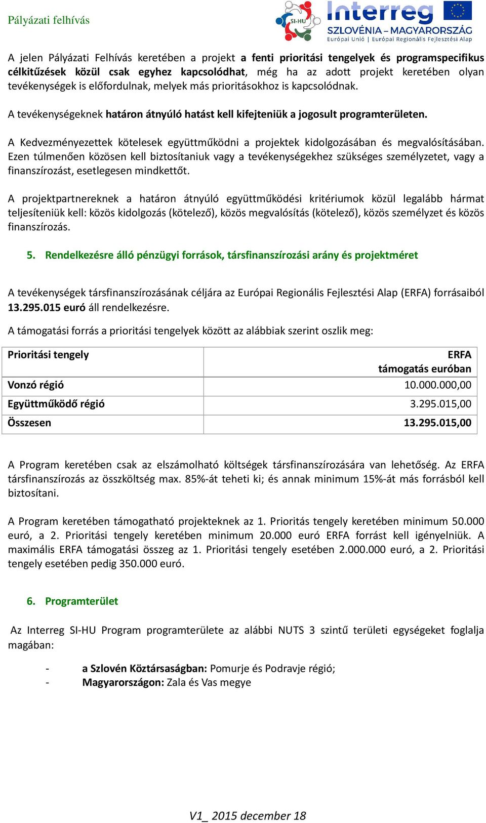 A Kedvezményezettek kötelesek együttműködni a projektek kidolgozásában és megvalósításában.