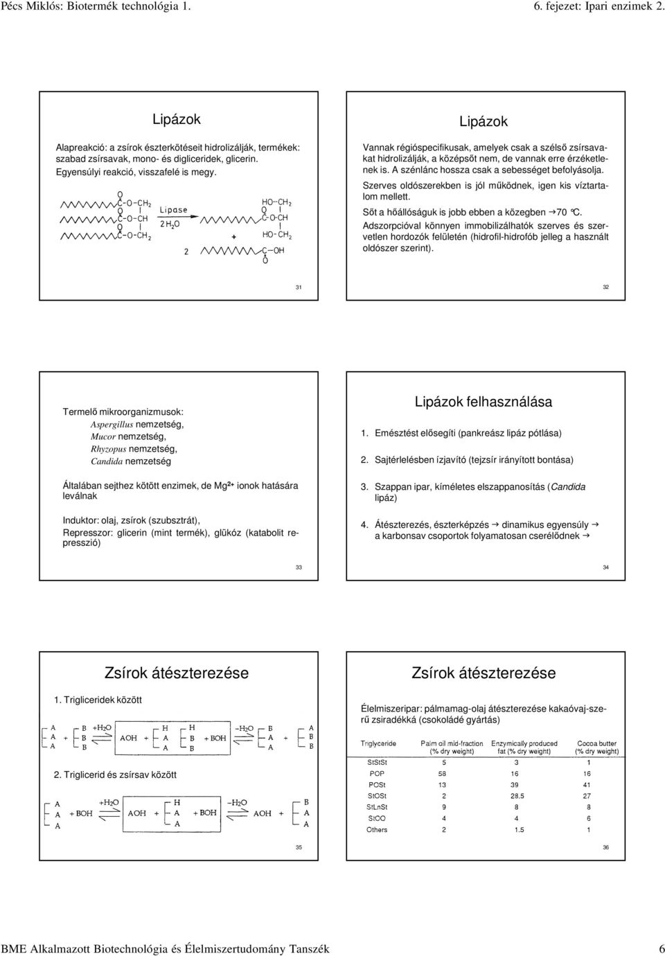 Szerves oldószerekben is jól működnek, igen kis víztartalom mellett. Sőt a hőállóságuk is jobb ebben a közegben 70 C.