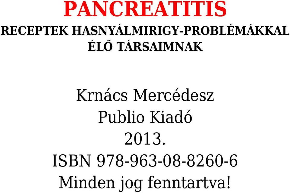 TÁRSAIMNAK Krnács Mercédesz Publio