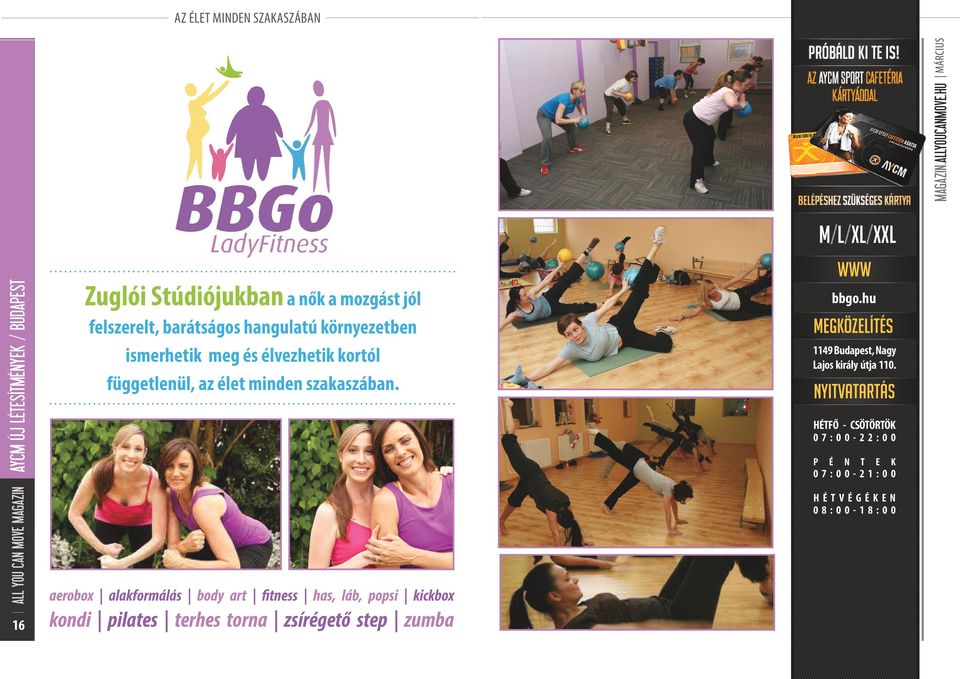 aerobox alakformálás body art fitness has, láb, popsi kickbox kondi pilates terhes torna zsírégető step zumba m/l/xl/xxl bbgo.