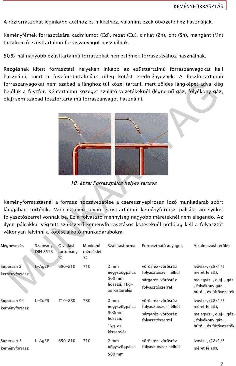 50 %-nál nagyobb ezüsttartalmú forraszokat nemesfémek forrasztásához használnak.