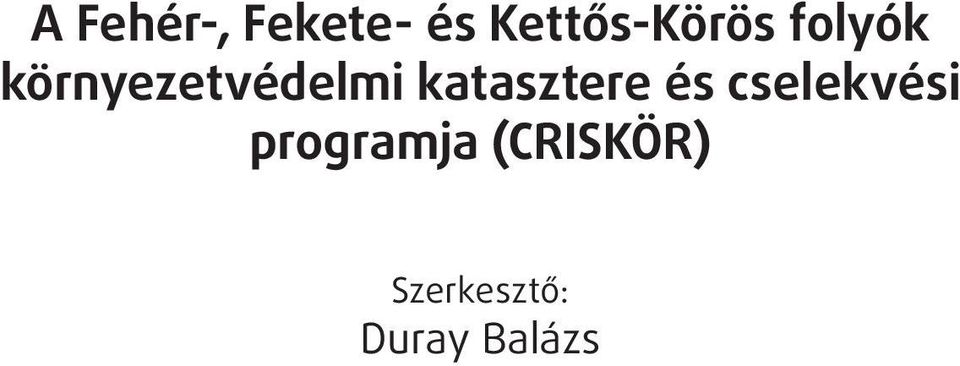 környezetvédelmi katasztere és