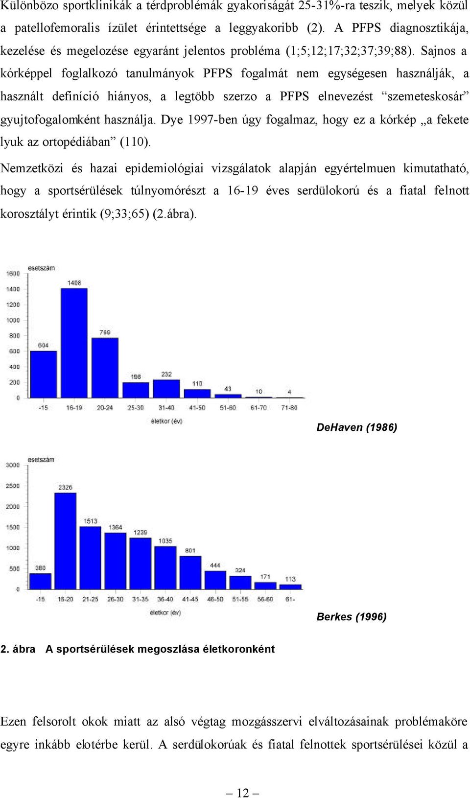 Sajnos a kórképpel foglalkozó tanulmányok PFPS fogalmát nem egységesen használják, a használt definíció hiányos, a legtöbb szerzo a PFPS elnevezést szemeteskosár gyujtofogalomként használja.