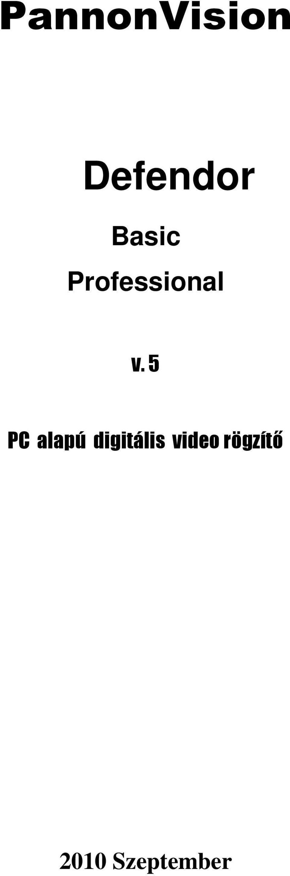 5 PC alapú digitális