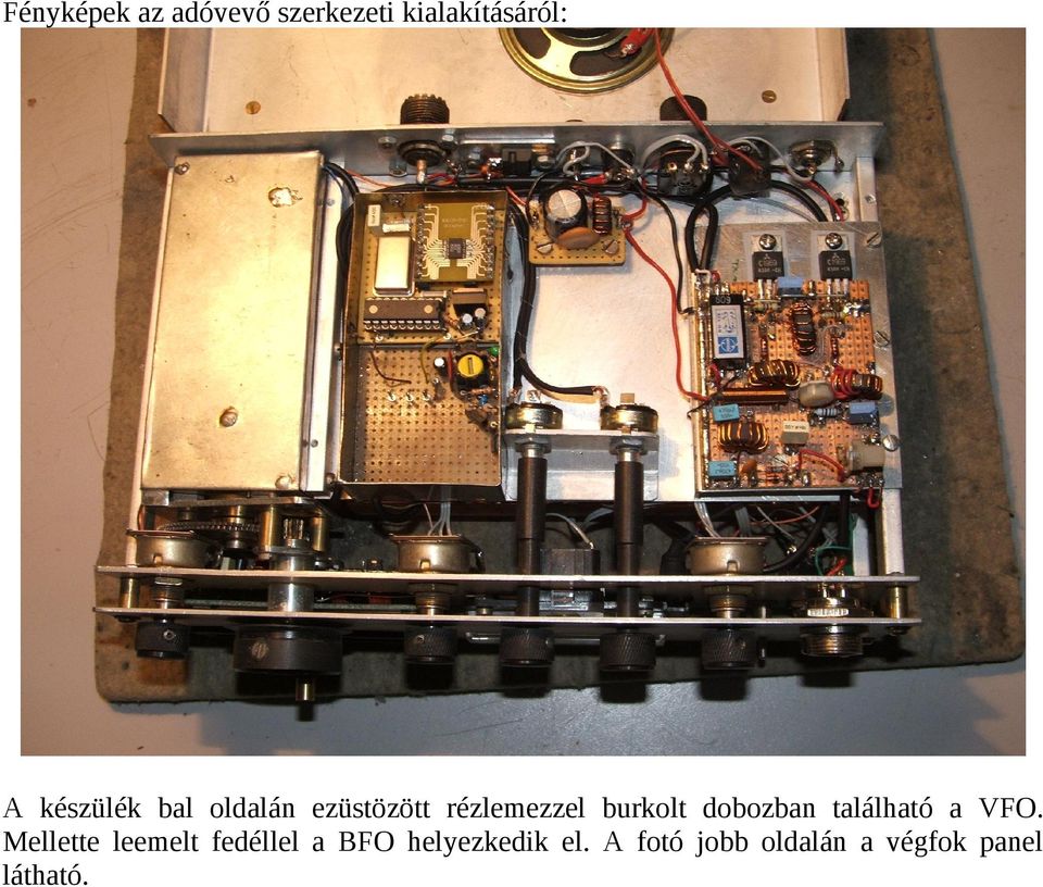 dobozban található a VFO.