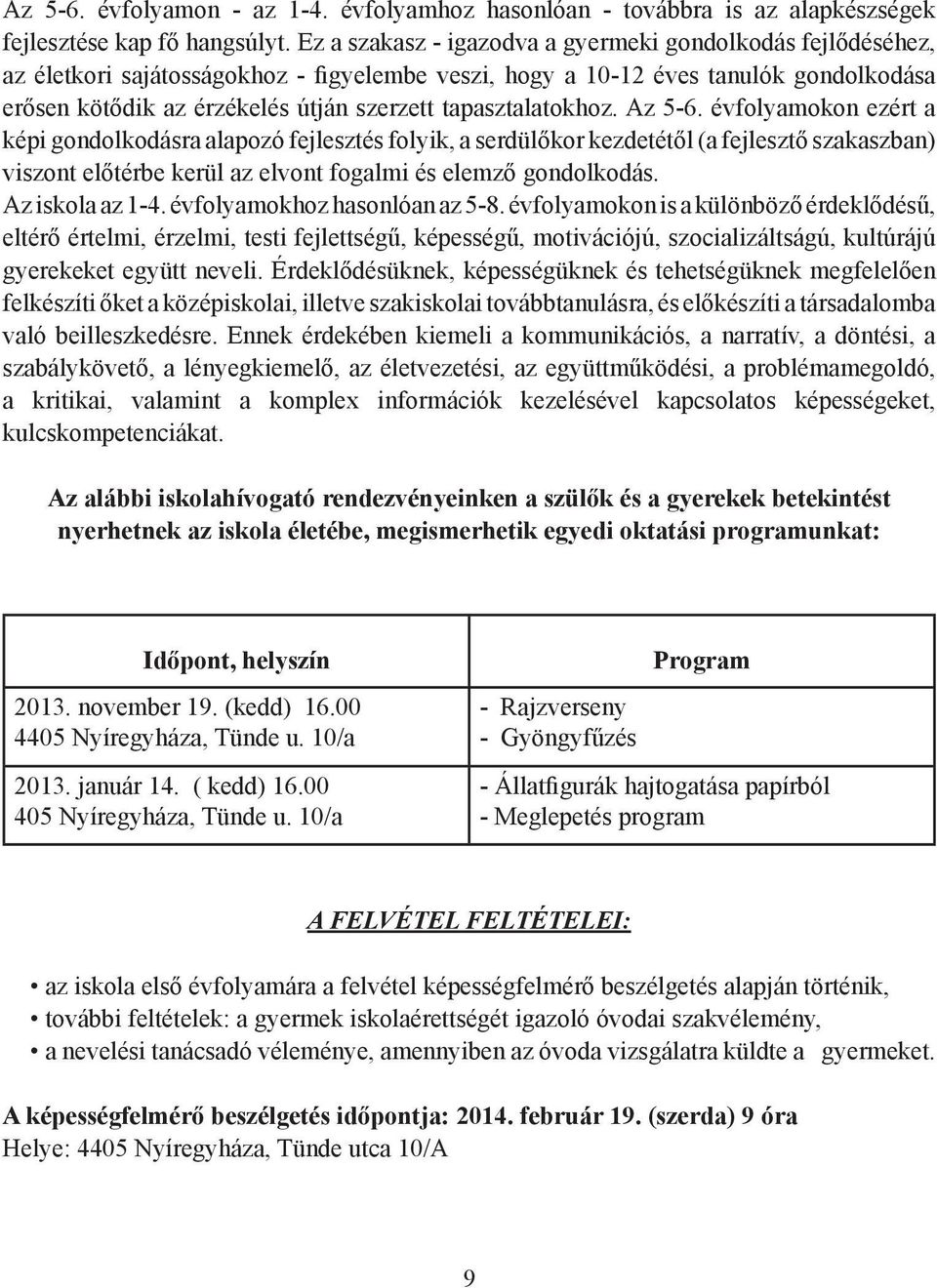 tapasztalatokhoz. Az 5-6.