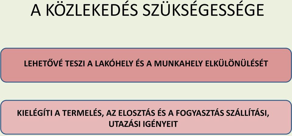 ELKÜLÖNÜLÉSÉT KIELÉGÍTI A TERMELÉS, AZ