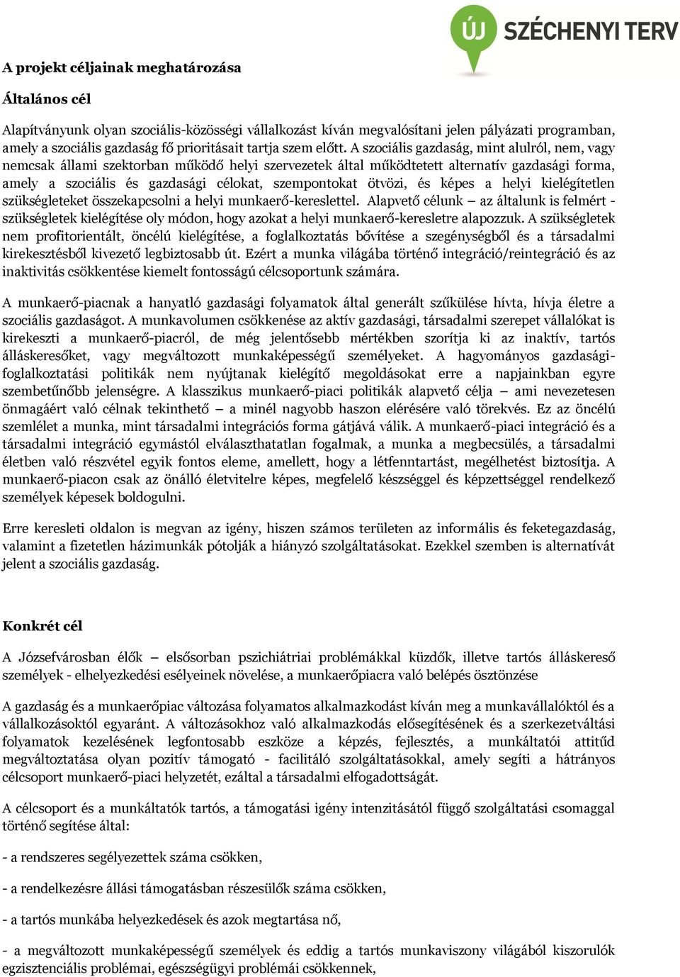 A szociális gazdaság, mint alulról, nem, vagy nemcsak állami szektorban működő helyi szervezetek által működtetett alternatív gazdasági forma, amely a szociális és gazdasági célokat, szempontokat