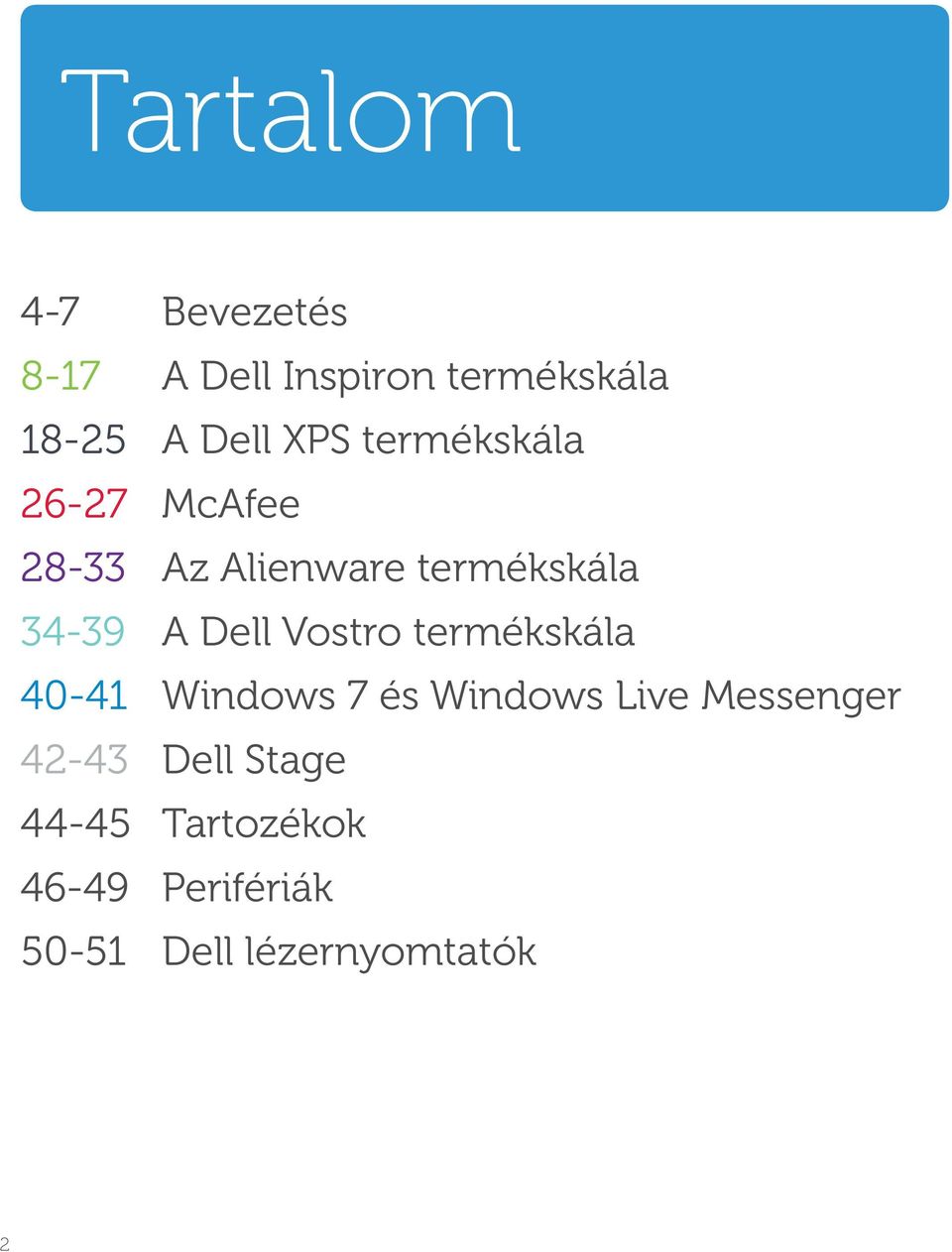 Dell Vostro termékskála 40-41 Windows 7 és Windows Live Messenger