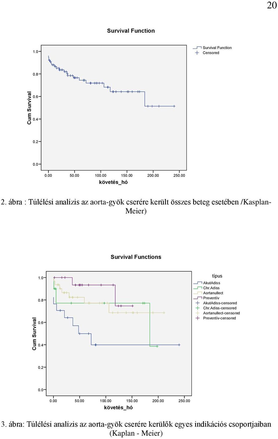 6 típus AkutAdiss Chr.Adiss Aortanullect Preventív AkutAdiss-censored Chr.Adiss-censored Aortanullect-censored Preventív-censored 0.4 0.2 0.