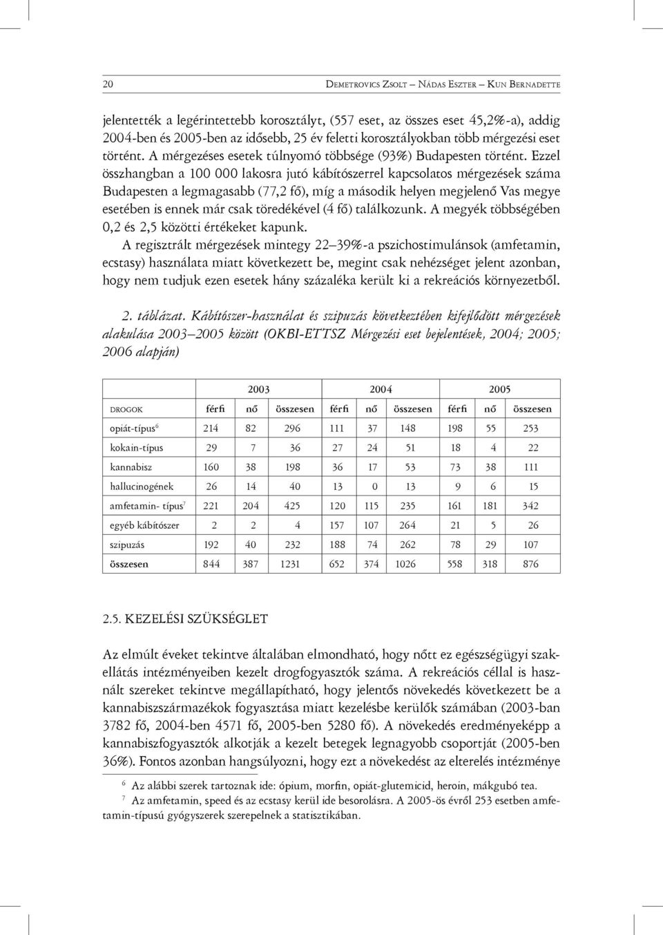 Ezzel összhangban a 100 000 lakosra jutó kábítószerrel kapcsolatos mérgezések száma Budapesten a legmagasabb (77,2 fő), míg a második helyen megjelenő Vas megye esetében is ennek már csak töredékével