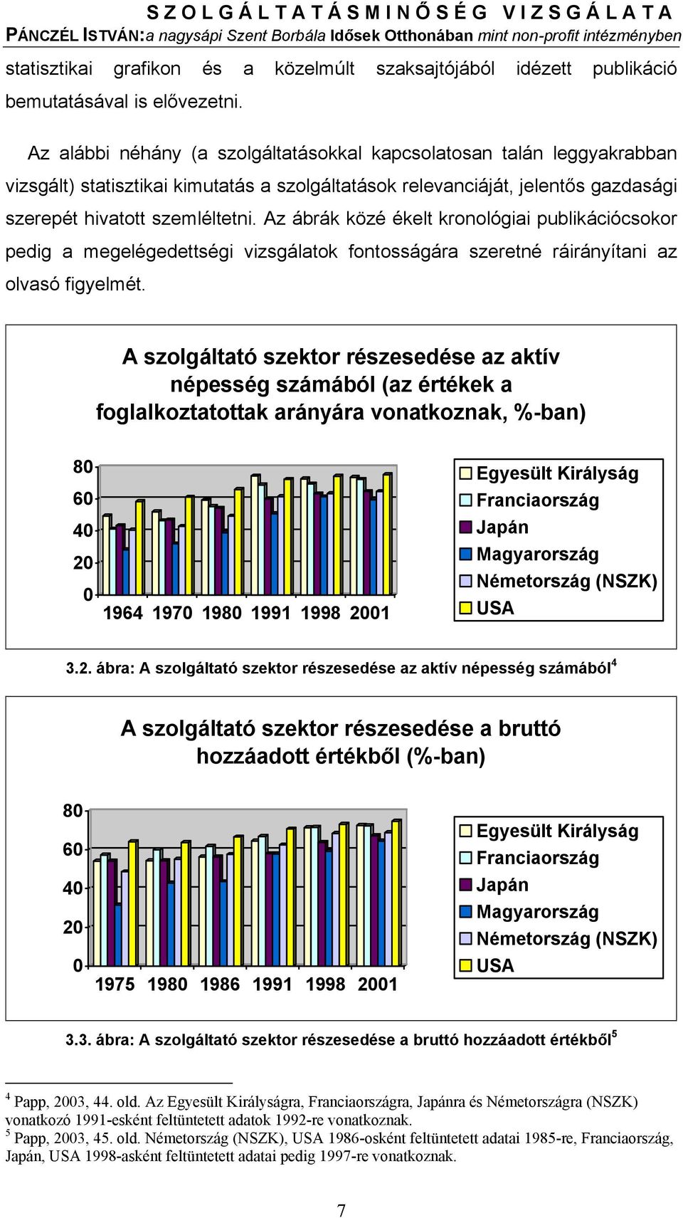 Az ábrák közé ékelt kronológiai publikációcsokor pedig a megelégedettségi vizsgálatok fontosságára szeretné ráirányítani az olvasó figyelmét.