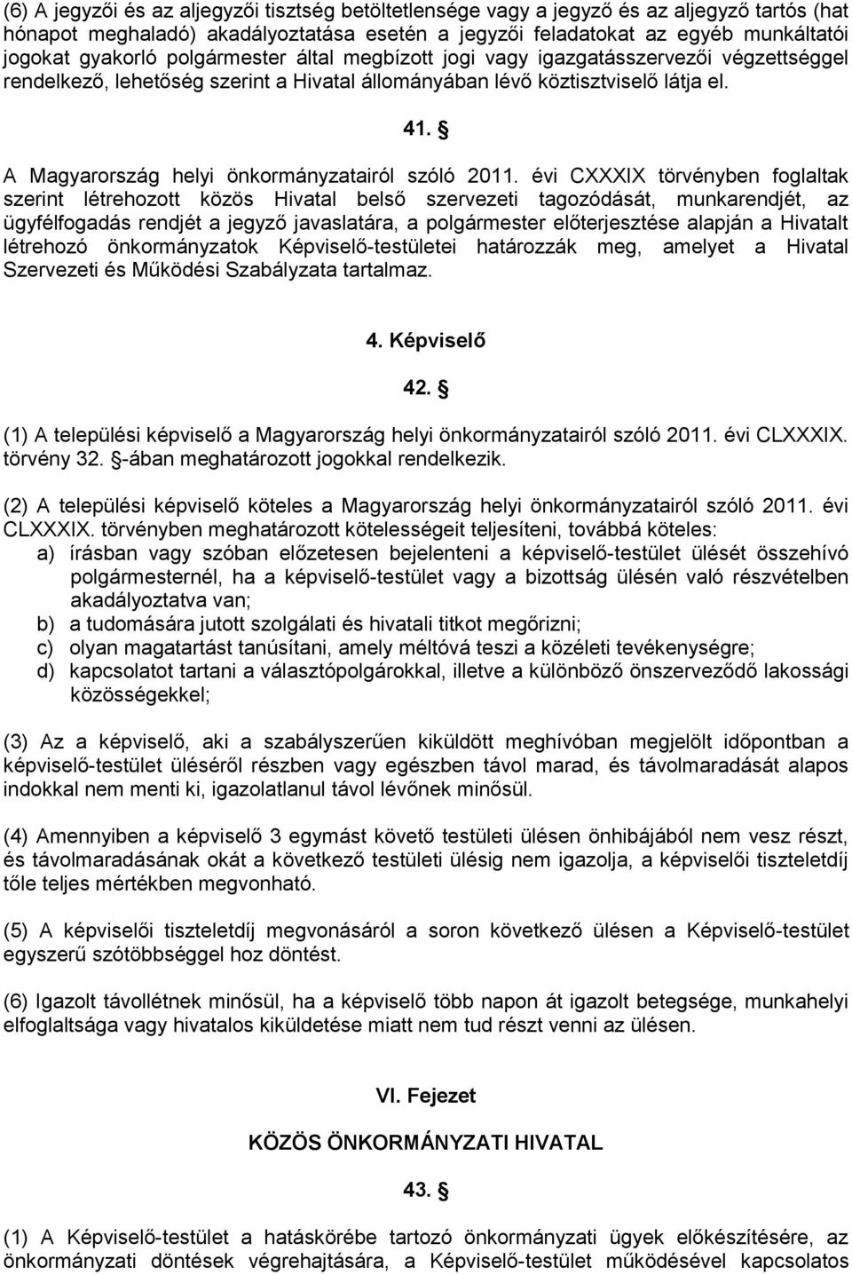 A Magyarország helyi önkormányzatairól szóló 2011.