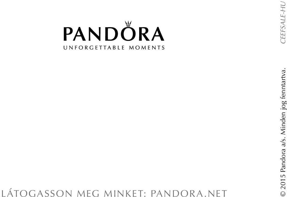 NET 2015 Pandora a/s.