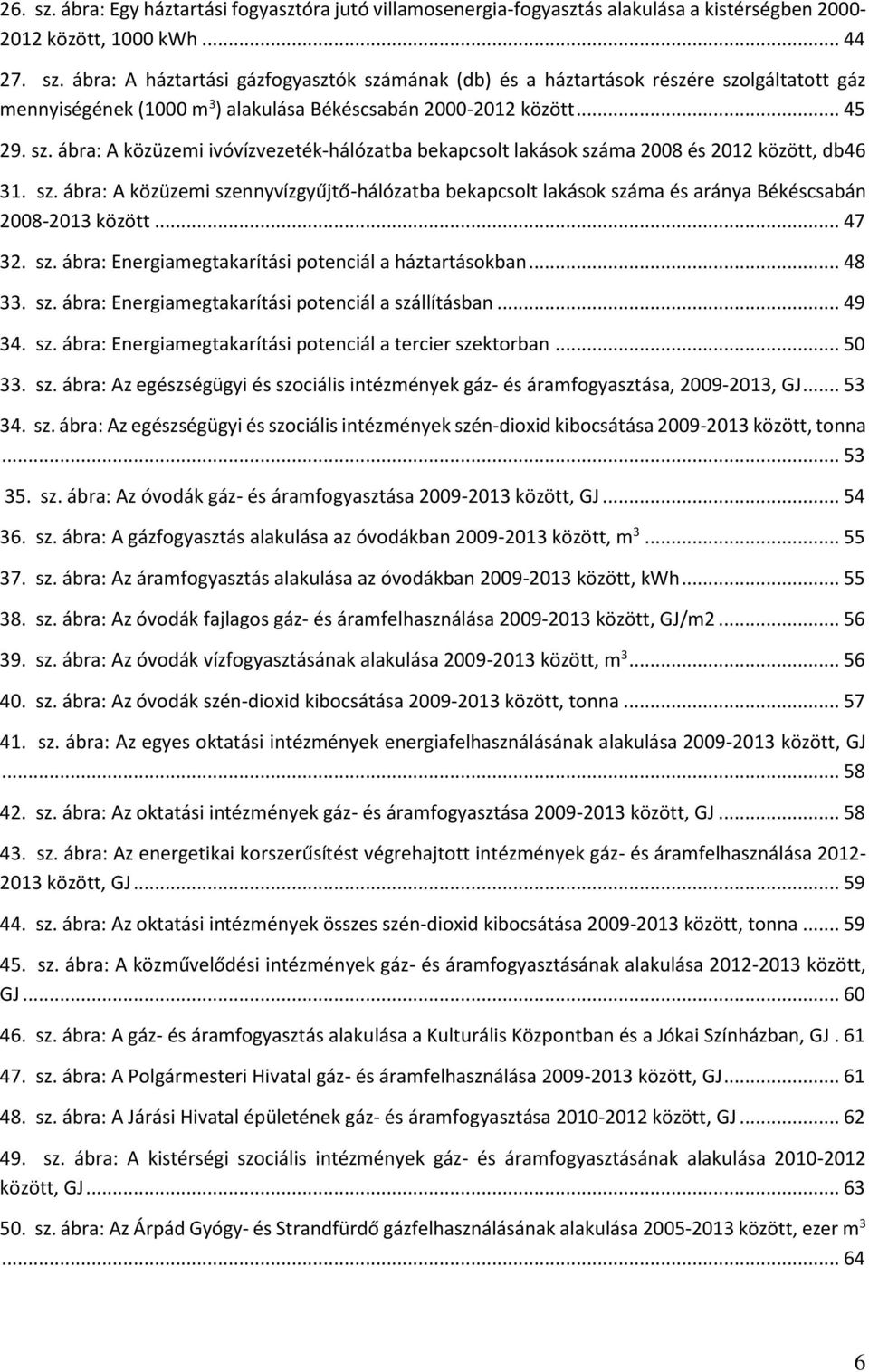 .. 47 32. sz. ábra: Energiamegtakarítási potenciál a háztartásokban... 48 33. sz. ábra: Energiamegtakarítási potenciál a szállításban... 49 34. sz. ábra: Energiamegtakarítási potenciál a tercier szektorban.