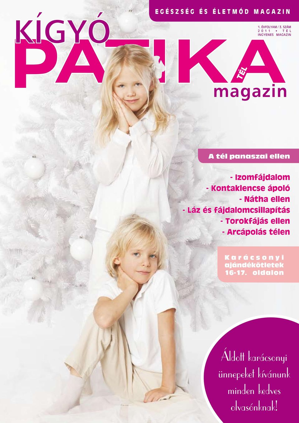 SZÁM 2 0 1 1 T É L INGYENES MAGAZIN TÉL A tél panaszai