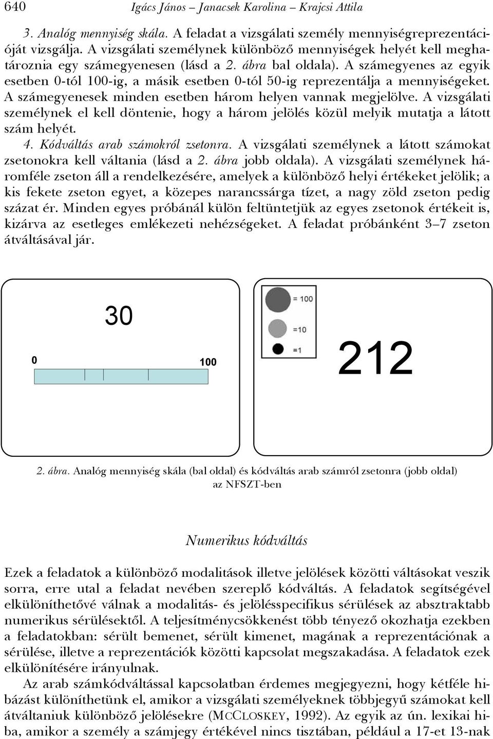 A számegyenes az egyik esetben 0-tól 100-ig, a másik esetben 0-tól 50-ig reprezentálja a mennyiségeket. A számegyenesek minden esetben három helyen vannak megjelölve.