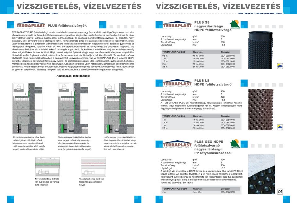 Átlagos magasépítési technológiáknak és speciális mérnöki létesítményeknek (pl. alagutak, mélygarázsok, stb.) egyaránt fontos szerkezete lehet.