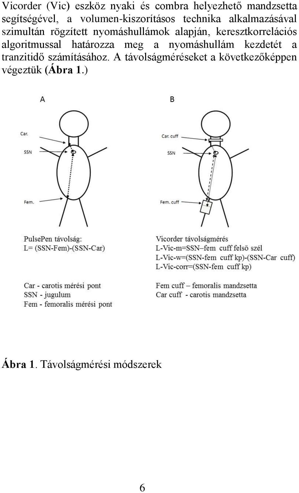 keresztkorrelációs algoritmussal határozza meg a nyomáshullám kezdetét a tranzitidő