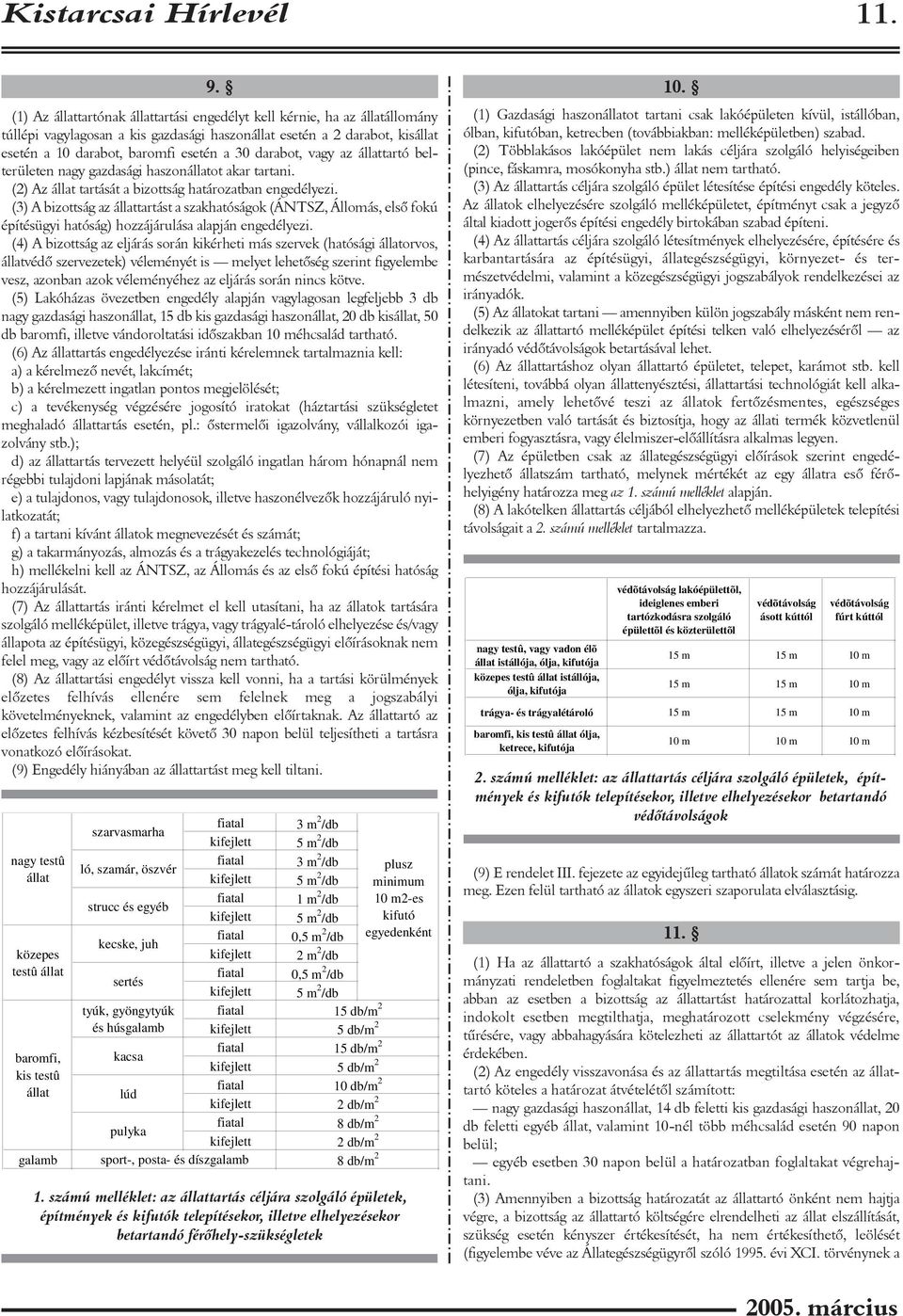 darabot, vagy az állattartó belterületen nagy gazdasági haszonállatot akar tartani. (2) Az állat tartását a bizottság határozatban engedélyezi.