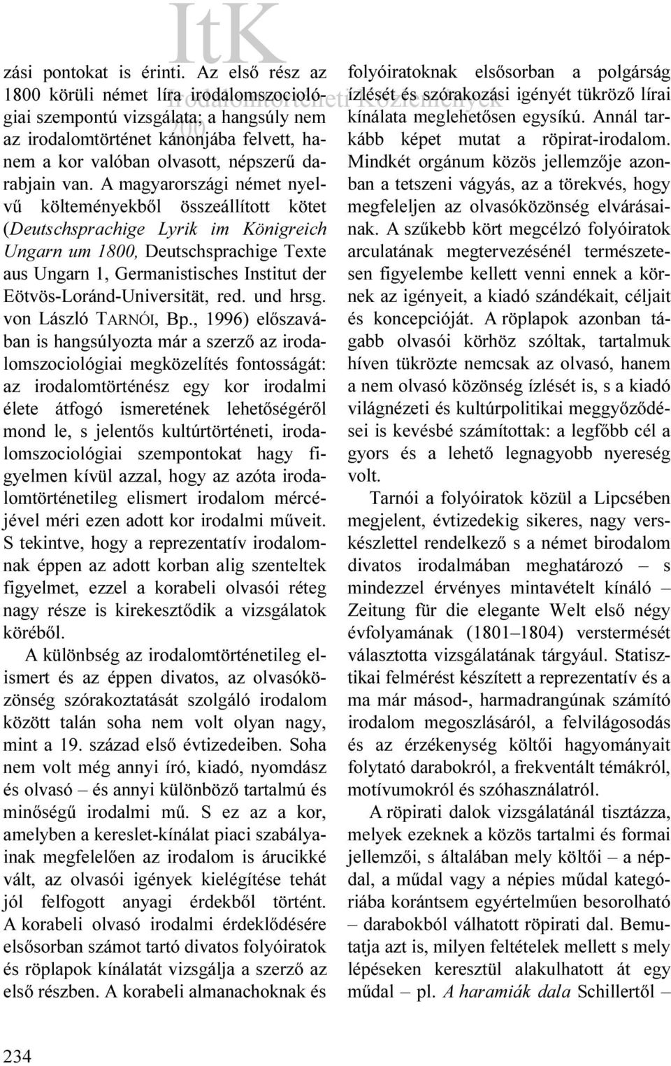 A magyarországi német nyelvű költeményekből összeállított kötet (Deutschsprachige Lyrik im Königreich Ungarn um 1800, Deutschsprachige Texte aus Ungarn 1, Germanistisches Institut der