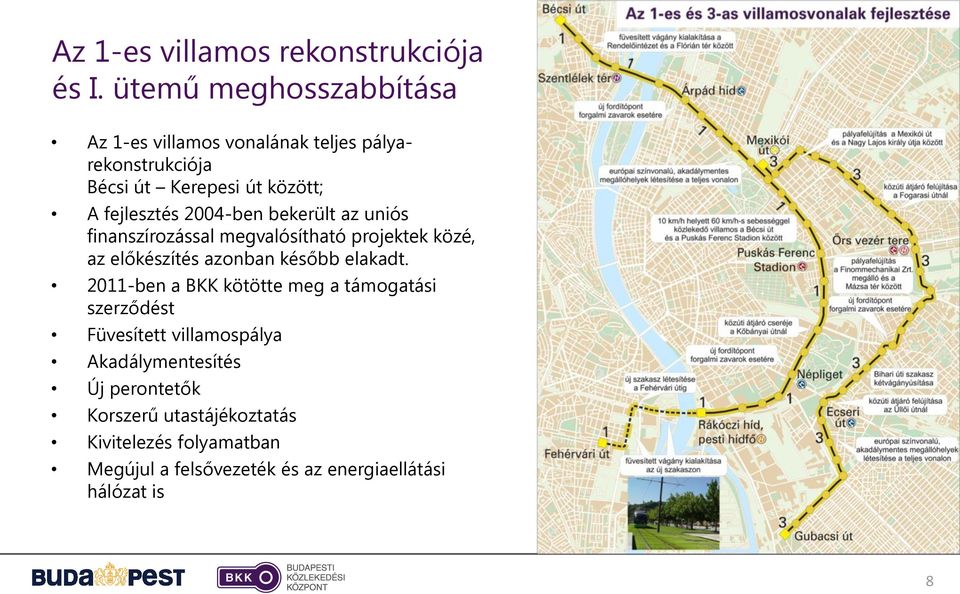 2004-ben bekerült az uniós finanszírozással megvalósítható projektek közé, az előkészítés azonban később elakadt.