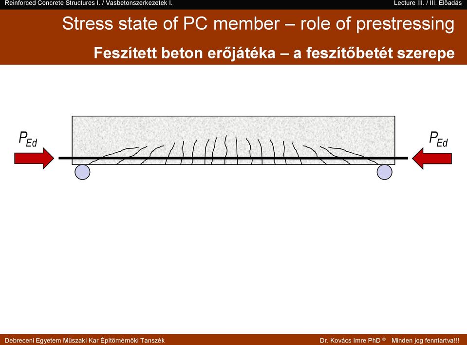 Feszített beton erőjátéka