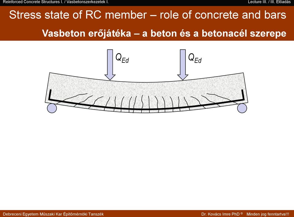 Vasbeton erőjátéka a beton