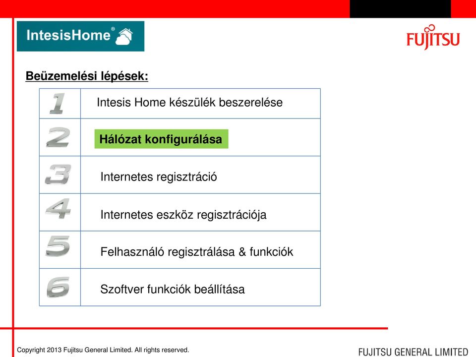 regisztráció Internetes eszköz regisztrációja