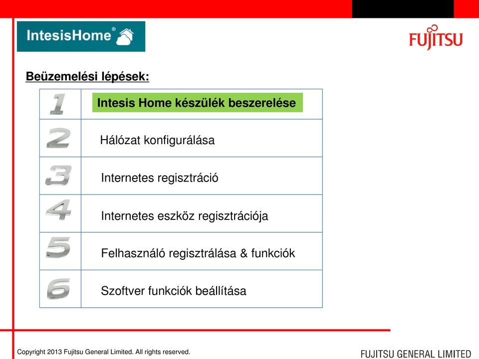 regisztráció Internetes eszköz regisztrációja