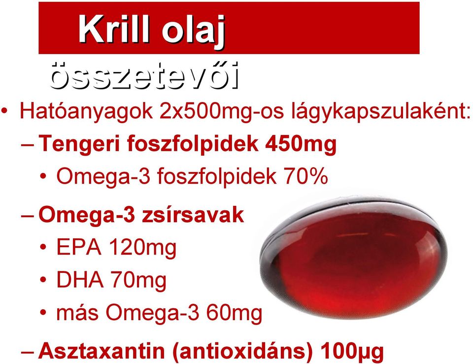 Omega-3 foszfolpidek 70% Omega-3 zsírsavak EPA