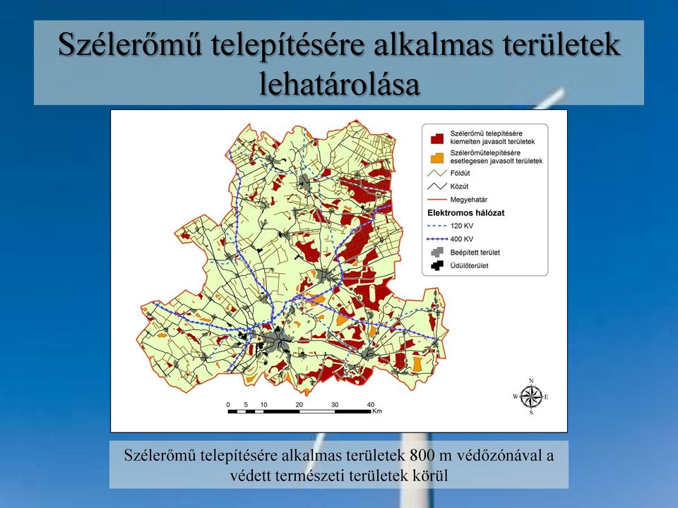 m védőzónával a védett természeti