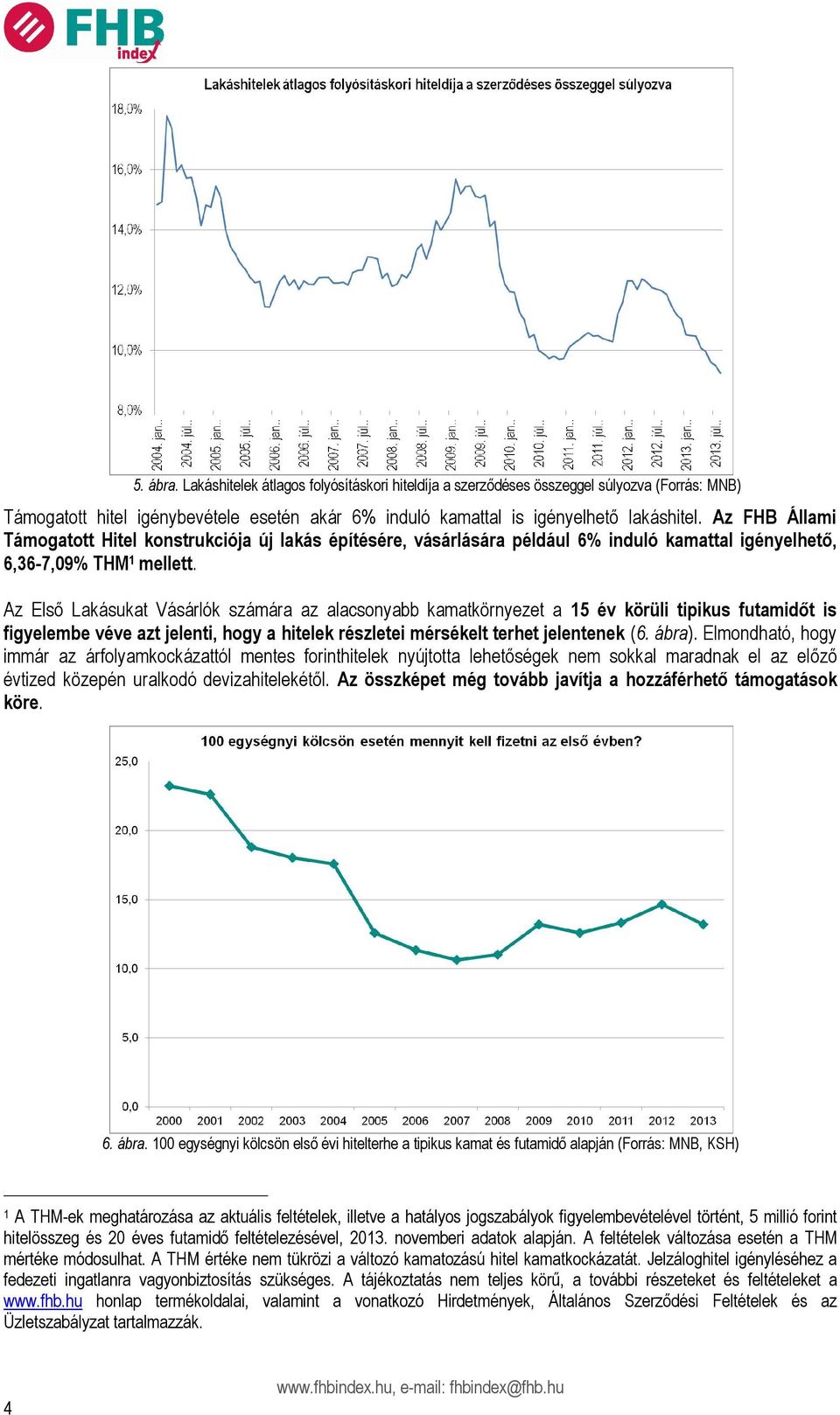 Az Első Lakásukat Vásárlók számára az alacsonyabb kamatkörnyezet a 15 év körüli tipikus futamidőt is figyelembe véve azt jelenti, hogy a hitelek részletei mérsékelt terhet jelentenek (6. ábra).