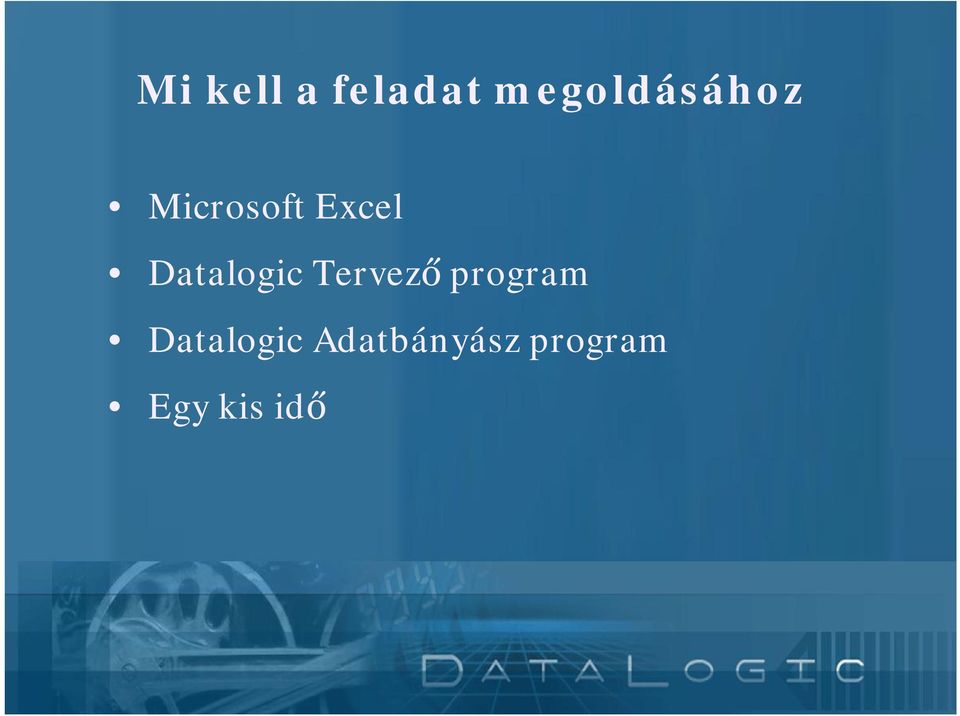 Datalogic Tervező program