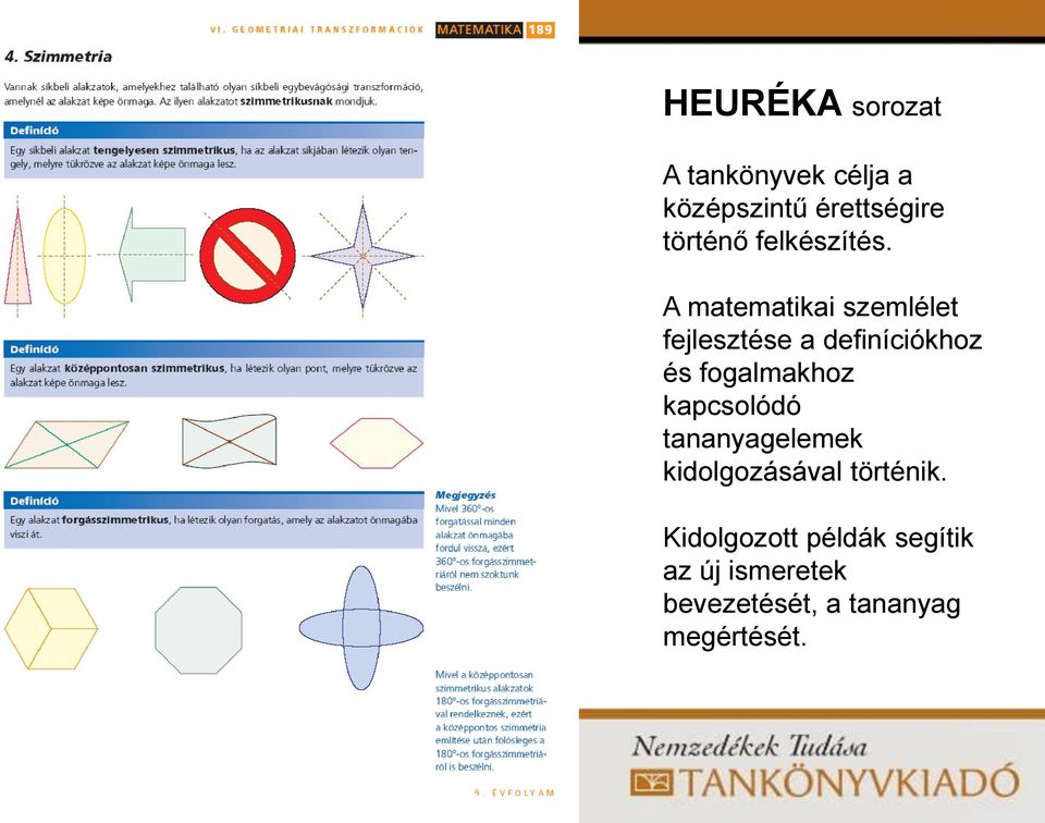 A matematikai szemlélet fejlesztése a definíciókhoz és fogalmakhoz