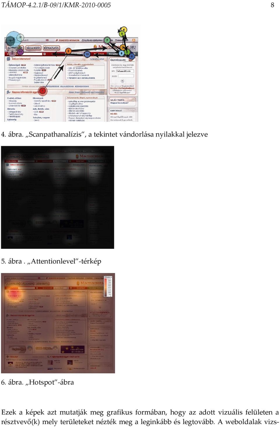 Attentionlevel -térkép 6. ábra.