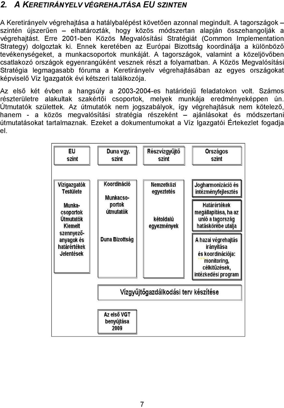 Ennek keretében az Európai Bizottság koordinálja a különböző tevékenységeket, a munkacsoportok munkáját.