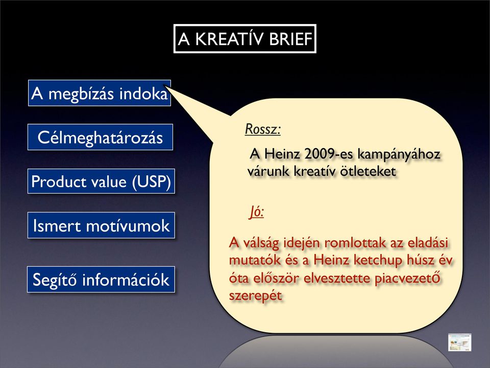 várunk kreatív ötleteket Jó: A válság idején romlottak az eladási