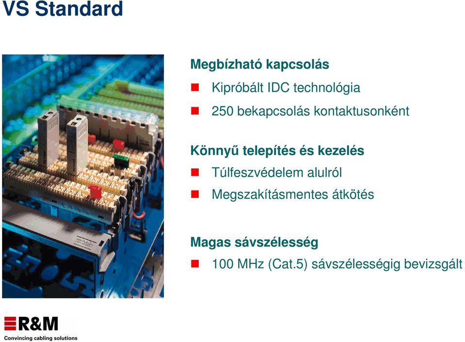 telepítés és kezelés Túlfeszvédelem alulról