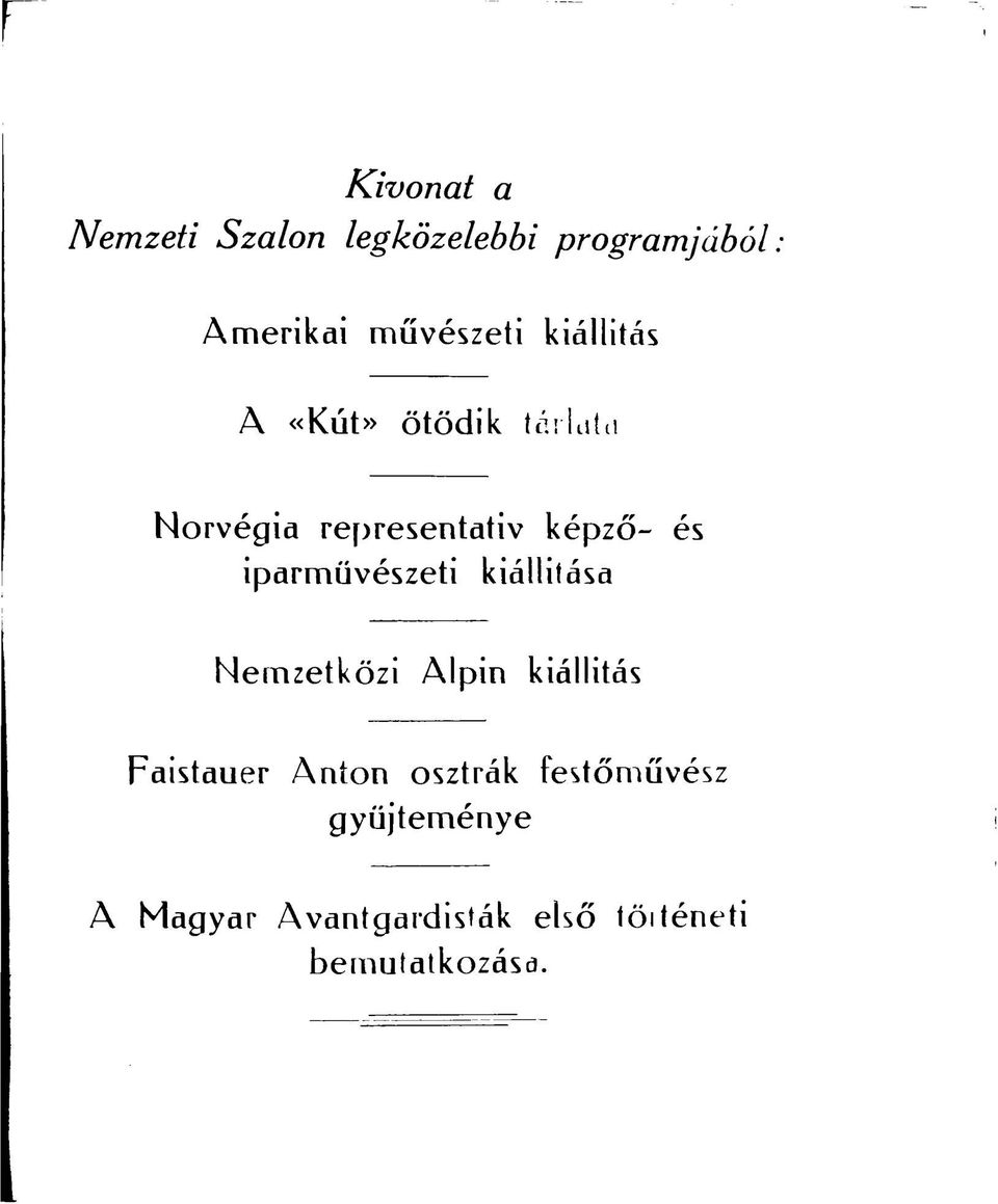 iparművészeti kiállítása Nemzetközi Alpin kiállítás Faistauer Anton