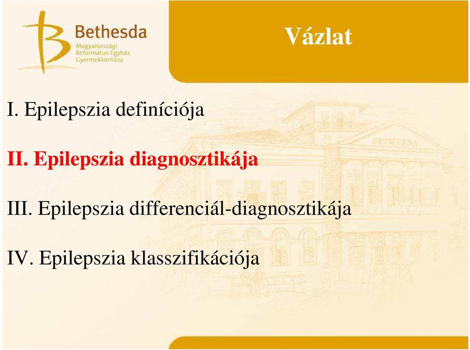 Epilepszia diagnosztikája III.