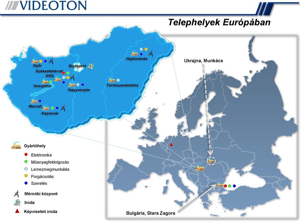 Kaposvár Gyártóhely Elektronika Műanyagfeldolgozás Lemezmegmunkálás