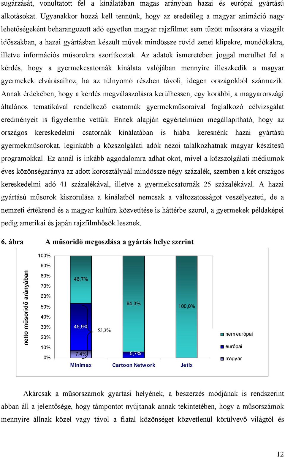 készült művek mindössze rövid zenei klipekre, mondókákra, illetve információs műsorokra szorítkoztak.