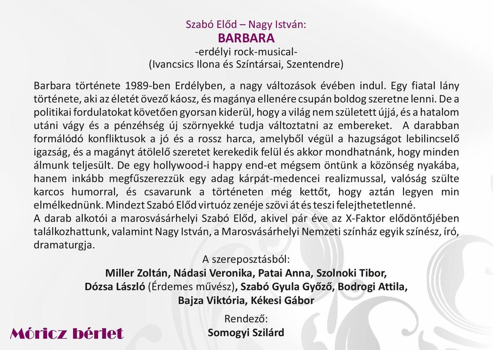 De a politikai fordulatokat követően gyorsan kiderül, hogy a világ nem született újjá, és a hatalom utáni vágy és a pénzéhség új szörnyekké tudja változtatni az embereket.