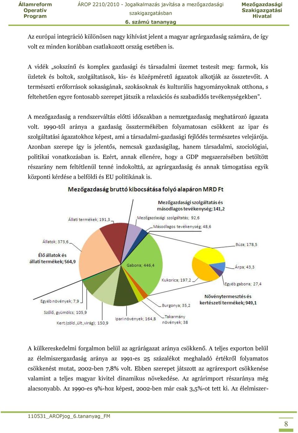 A természeti erőforrások sokaságának, szokásoknak és kulturális hagyományoknak otthona, s feltehetően egyre fontosabb szerepet játszik a relaxációs és szabadidős tevékenységekben.