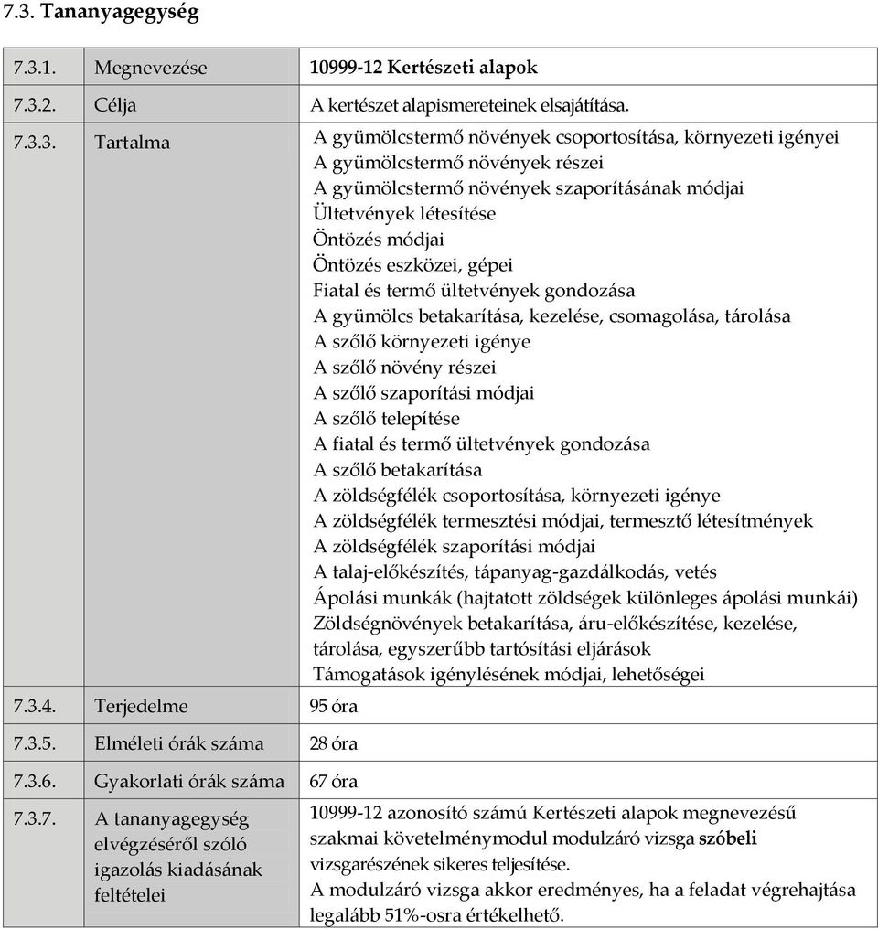 betakarítása, kezelése, csomagolása, tárolása A szőlő környezeti igénye A szőlő növény részei A szőlő szaporítási módjai A szőlő telepítése A fiatal és termő ültetvények gondozása A szőlő